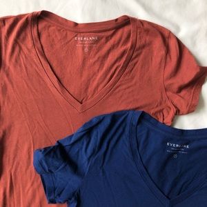Everlane v-neck t-shirts